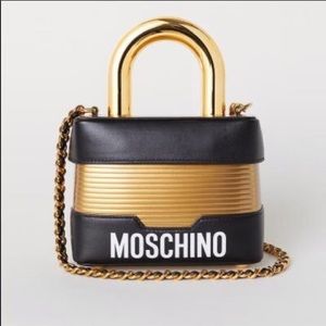 H&M moschino lock padlock shoulder bag
